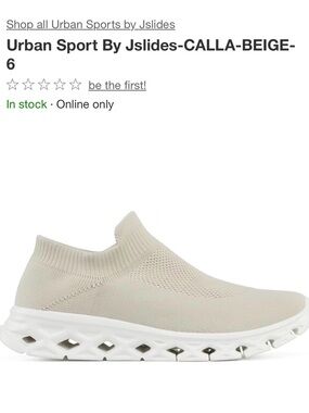 J Slides Beige Knit Slip-On Sneakers with White Sole